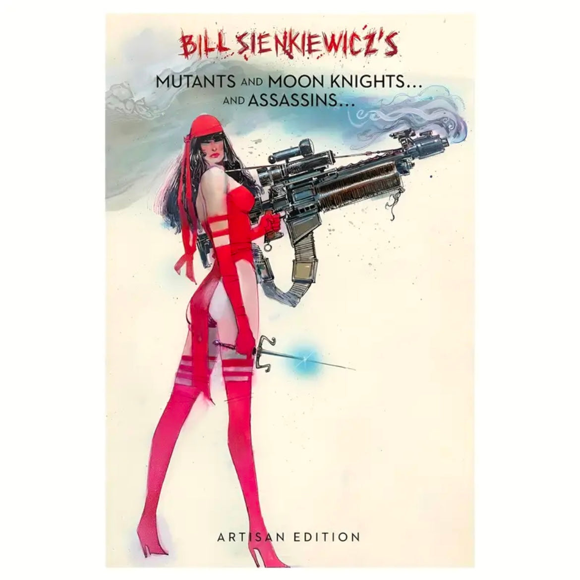 Bill SienKiewicz's Mutants & Moonknights Art Deco Canvas Poster