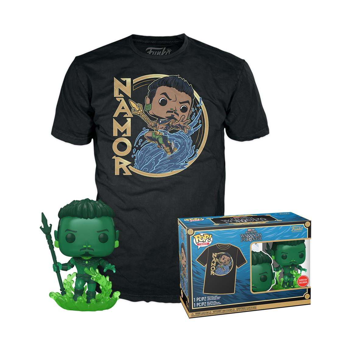 Funko Pop! Marvel: Namor #1094 *Pop & T-Shirt* (Small) -Gamestop Exclusive-