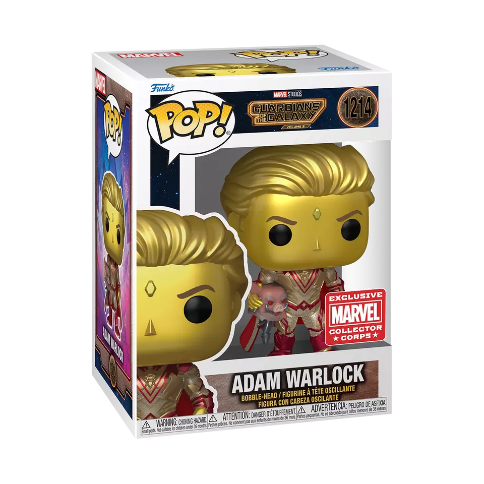 Funko Pop! Marvel GOTG: V3 - Adam Warlock #1214 Collector Corps - Vinyl Figure