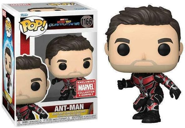 Funko POP! Ant-Man & The Wasp Quantumania Unmasked Ant-Man #1166 Marvel Collector Corps Exclusive