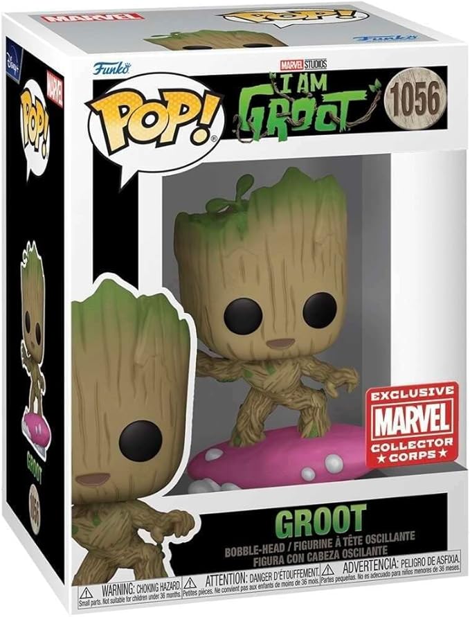 Funko Pop! Groot #1056 Marvel Collector Corps Exclusive Disney+ I am Groot