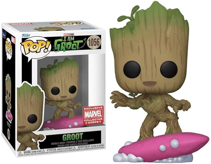 Funko Pop! Groot #1056 Marvel Collector Corps Exclusive Disney+ I am Groot