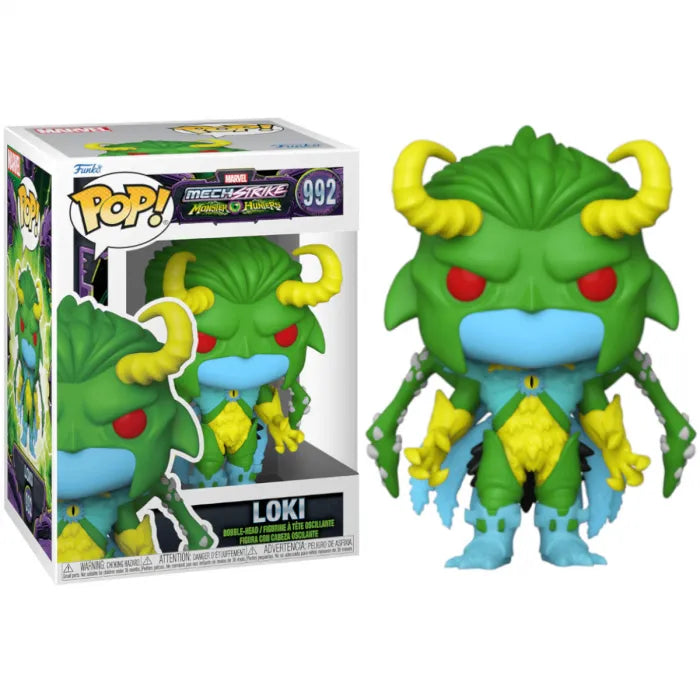 Funko POP! Marvel - Mech Strike Monster Hunters Figure - LOKI #992