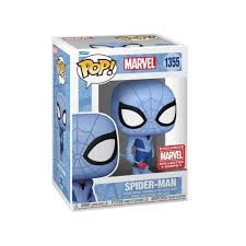 POP! Funko Marvel Collector Corps Exclusive Spider-Man Blue Spider-Man #1355 w/Acrylic Case!