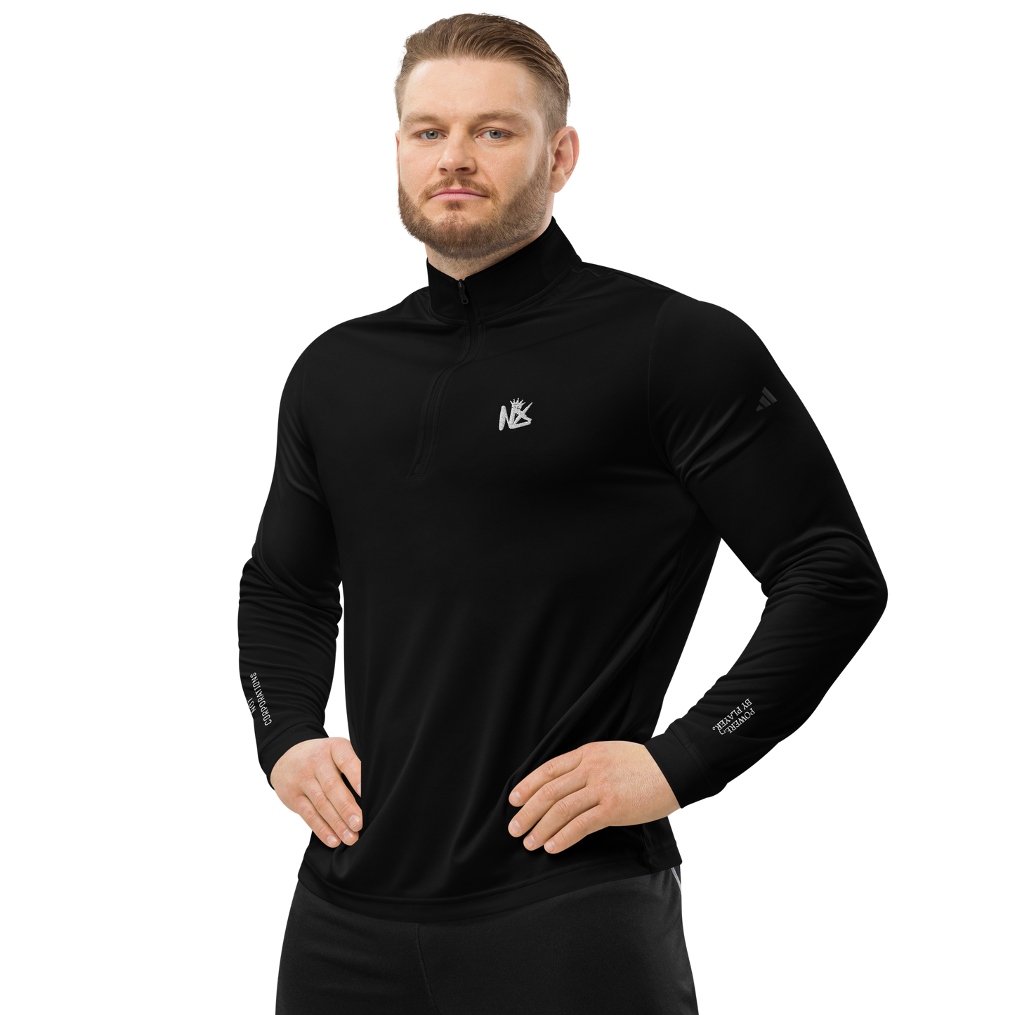Adidas Quarter zip pullover - Black