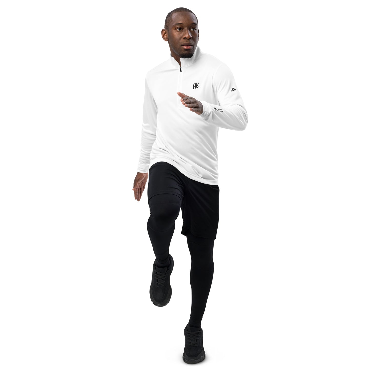Adidas Quarter zip pullover - White