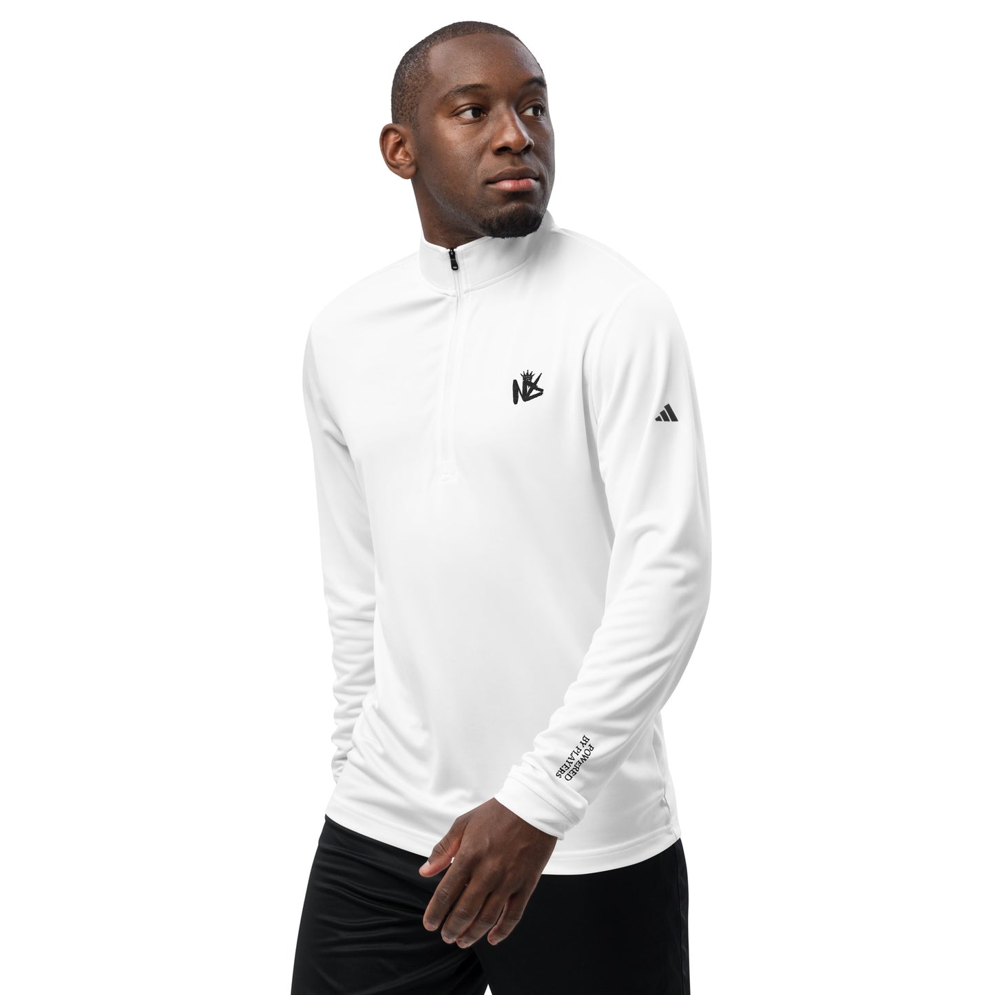 Adidas Quarter zip pullover - White