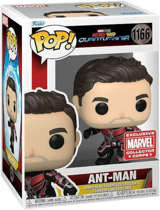 Funko POP! Ant-Man & The Wasp Quantumania Unmasked Ant-Man #1166 Marvel Collector Corps Exclusive