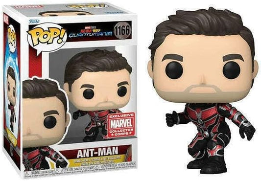 Funko POP! Ant-Man & The Wasp Quantumania Unmasked Ant-Man #1166 Marvel Collector Corps Exclusive